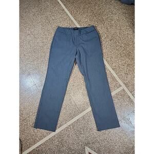 Liz Claiborne Career Classic Dress Pants Women's 10 Grey Straight Leg Workwear